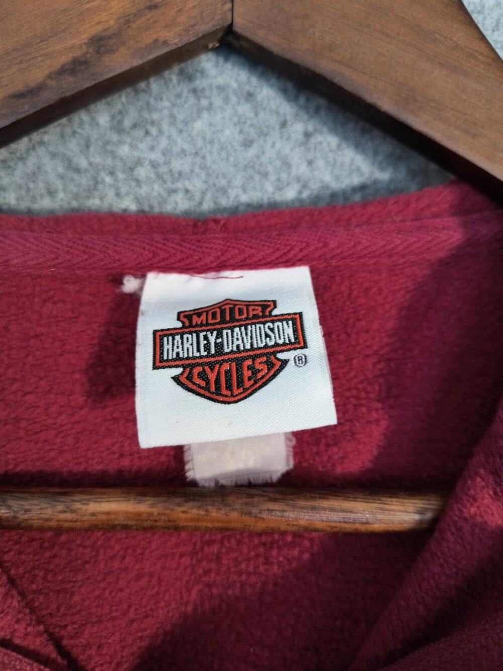 Harley Davidson Tampa Florida Full Zip Hoodie Women's Small Phoenix Graphic 2007 - Picture 7 of 11
